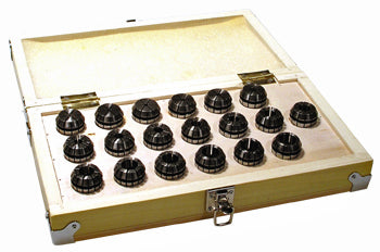 Value Line Collet Set – ER25 Round Collet Set - 1/16 to 5/8 by 1/32