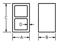 BXP-DWG Suburban Tool Box Parallel Drawing CBP-101010