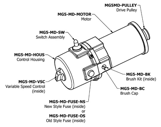 Repair Parts - MG5-MD