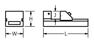 V-DWG Suburban Tool Precision Vise Drawing V-124