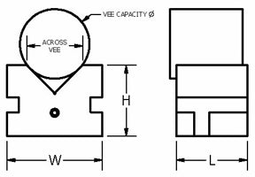 Precision V-Block Drawing VB-222-108